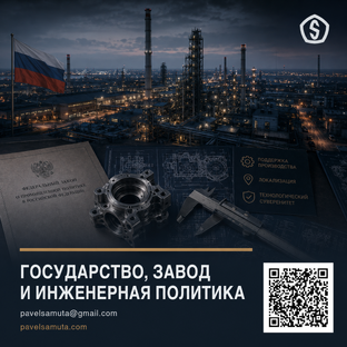 Государство, завод и инженерная политика: что меняется для промышленности