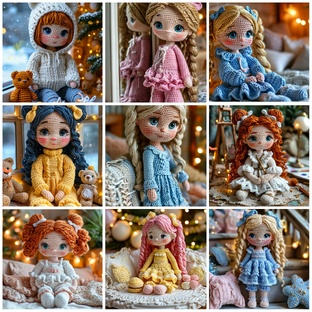 ✨Идеи для вязания кукол✨