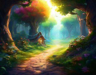 Яринка, ее богатство и Баба Яга