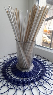 Плетение из бумажной лозы