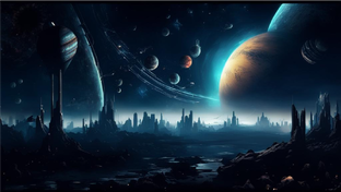 рисуем космос