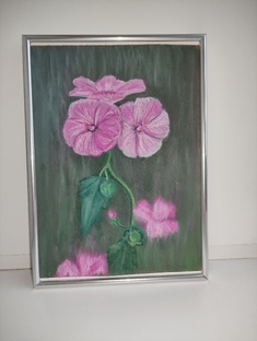 Сухая пастель и уголь