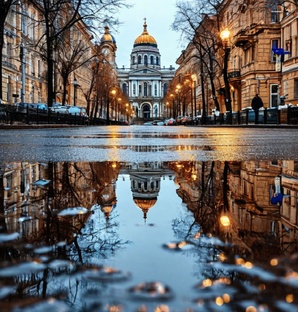 Петербург: Отражения в Лужах и Времени