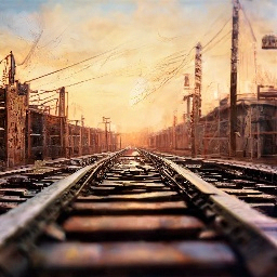 Железнодорожное строительство.