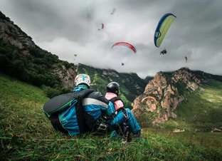 Отдых в КБР, Чегемское ущелье парадром