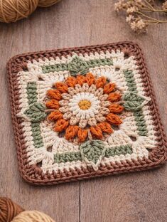  Бабушкин квадрат крючком: схема, описание для начинающих