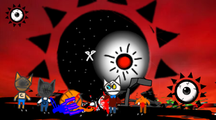 SIMBUS THE LAYF WHICH BLACK MAN WITH RED EYES