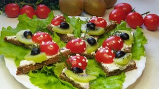 Закуски, завтрак на скорую руку 