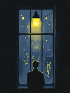 Одинокий фонарь