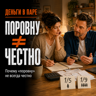 Деньги в паре: почему «поровну» не всегда честно