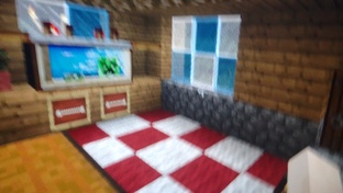 зима в Майнкрафте.