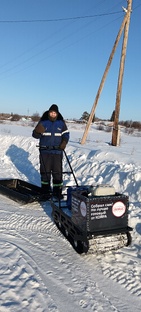 Мотобуксировщик 2