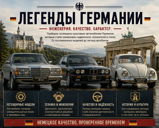 Немецкие автомобили: инженерия, качество, характер