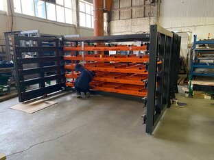 Стеллажи для хранения металлопроката