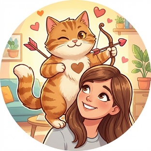 Записки хвостатого Купидона. Смешная история о коте Амуре, и его хозяйке