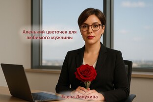 Аленький цветочек от любимого мужчины