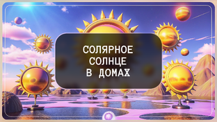Солярное солнце в домах