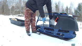 Мотособака - мотобуксировщик, Барс Следопыт 