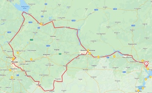 Казань-Москва на лодке.