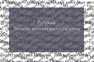 Записки начинающего писателя