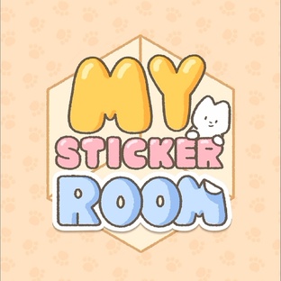 Играем в My sticker room 