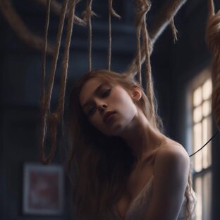 Ты у меня на крючке словно вязаная игрушка