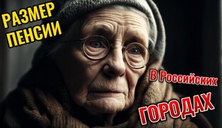 Какие пенсии в городах России.