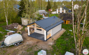Баня из газобетона в Дони, 43 м2 на УШП