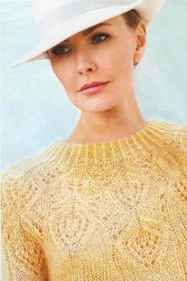 Круглая кокетка спицами сверху: схемы, описание