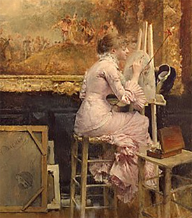 Художница, жена художника