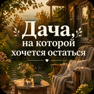 Дача, на которой хочется остаться