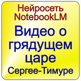 Нейросеть анализирует тексты грядущего царя Сергея-Тимура.