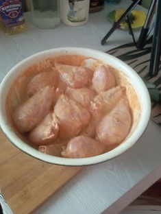 Мариную голень.