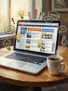 Следы на дорожке: как новости становятся нашими историями