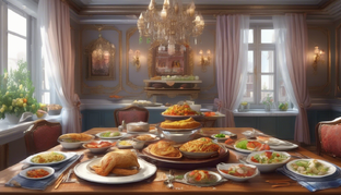 Основные блюда