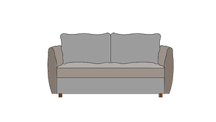 Как просто нарисовать диван