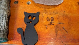 Подставка Кот и рыбка