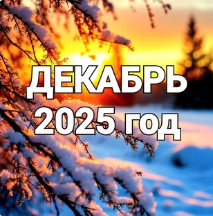 ДЕКАБРЬ 2025 год