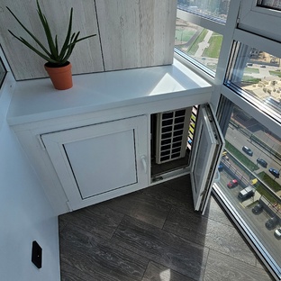 Установка кондиционеров на балконах и лоджиях