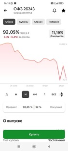 ОФЗ в моём портфеле