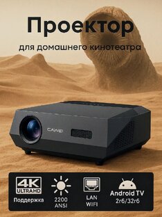 Проектор Caivvei LED 444