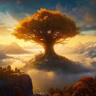 Перевод новеллы "На плато Бессмертных растёт дерево"