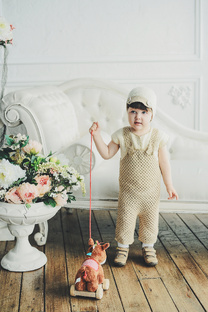 Как вязать коючком детский комбинeзон