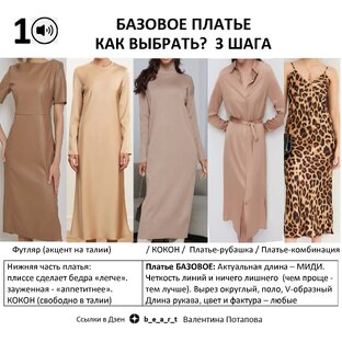 БАЗОВОЕ ПЛАТЬЕ в офис/ на вечеринку КАК ВЫБРАТЬ