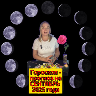 Гороскоп-прогноз на 🍎СЕНТЯБРЬ 2025 года.