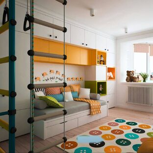 Детская комната: дизайн, аксессуары и декор