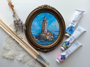 Картины маслом. Миниатюры. Мои работы 