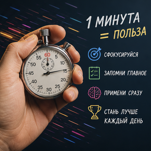 Быстрые лайфхаки: польза за 1 минуту