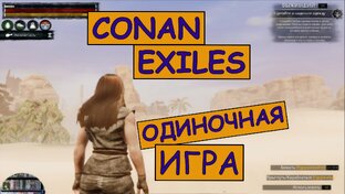 Одиночная игра в мире Conan Exiles.