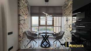 Квартира с натуральным камнем в Измайлово 